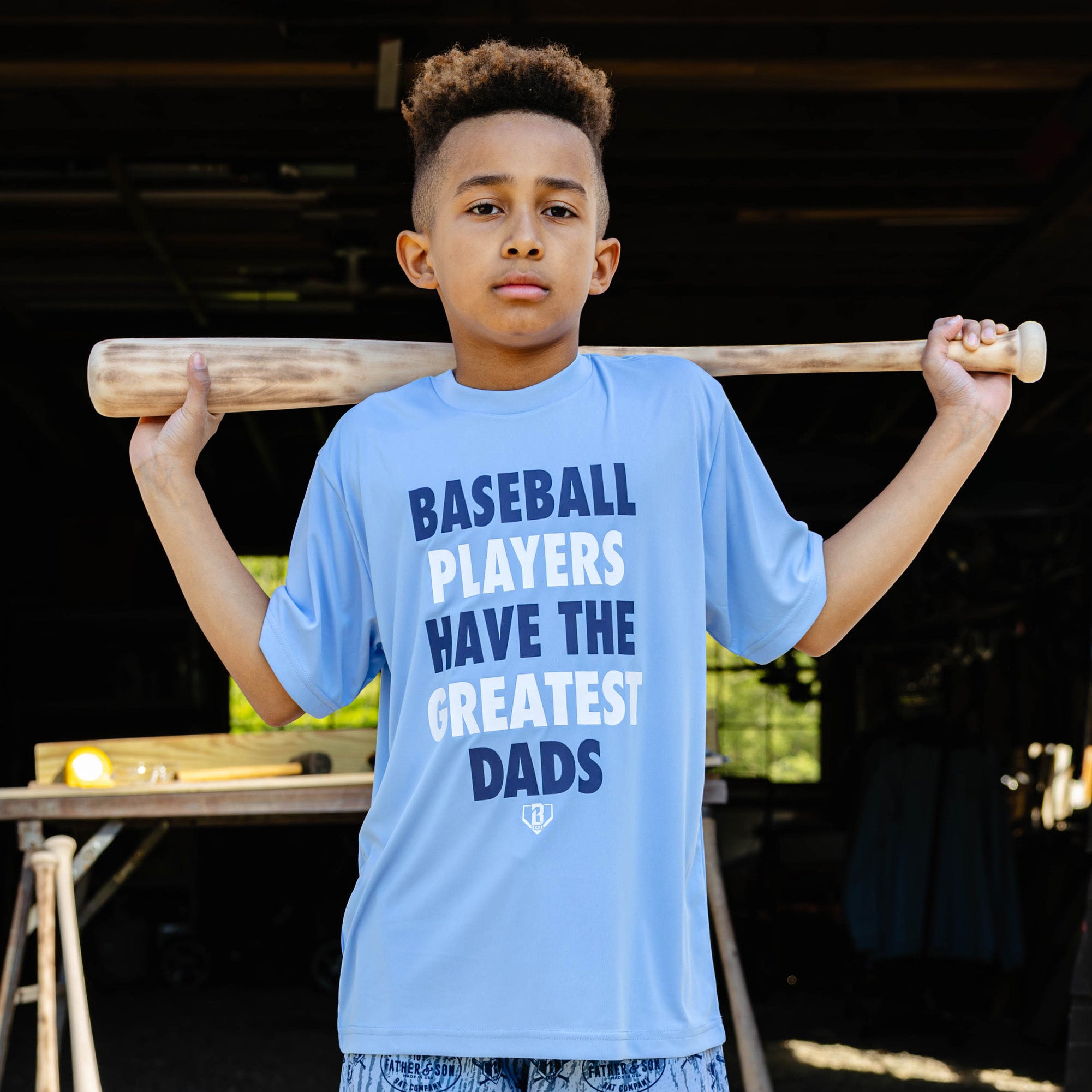 Greatest Dads Athletic Youth Tee - Image 3