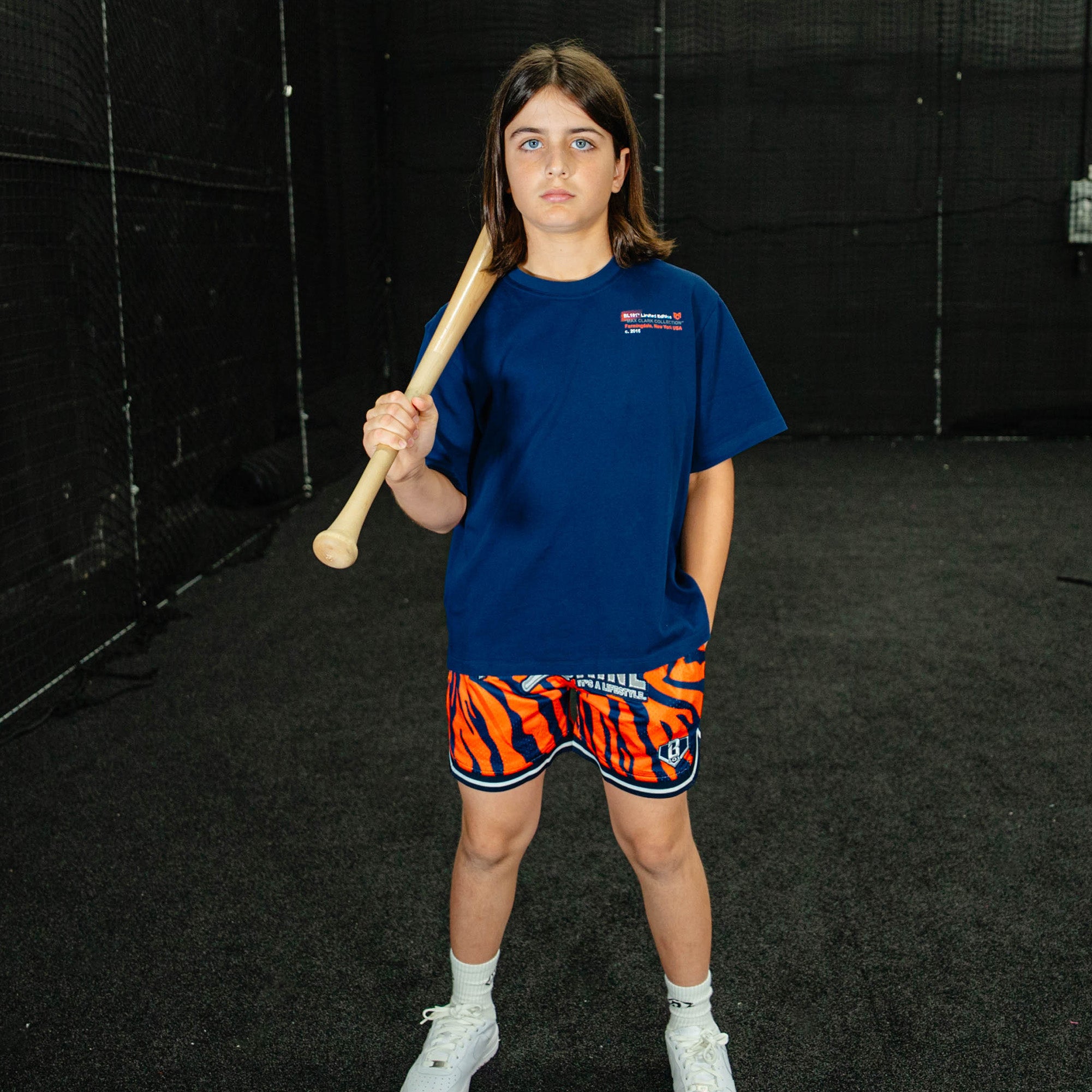 Max Clark Youth Tee - Navy - Image 4