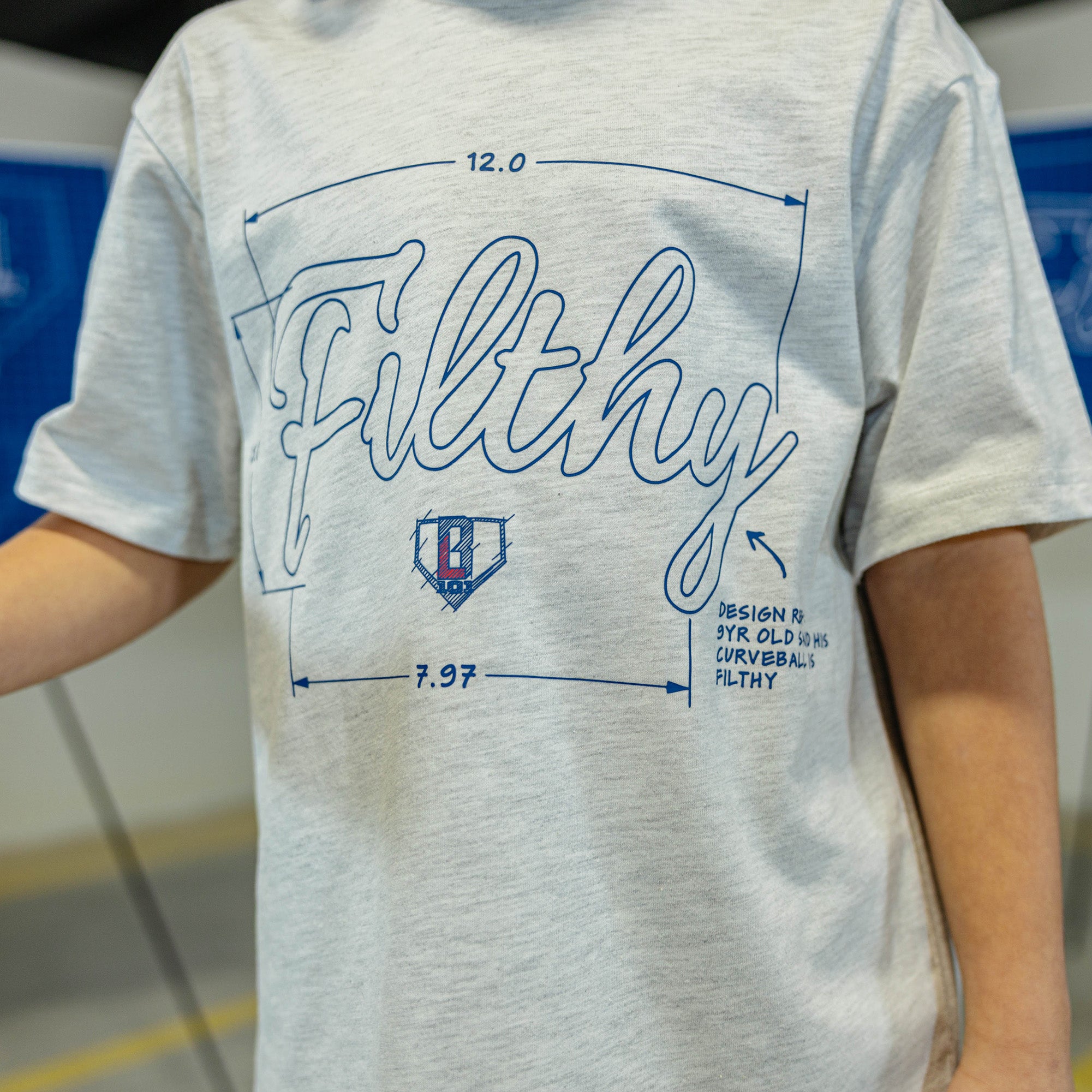 Blueprint Filthy Youth Tee - Heather Gray - Image 4