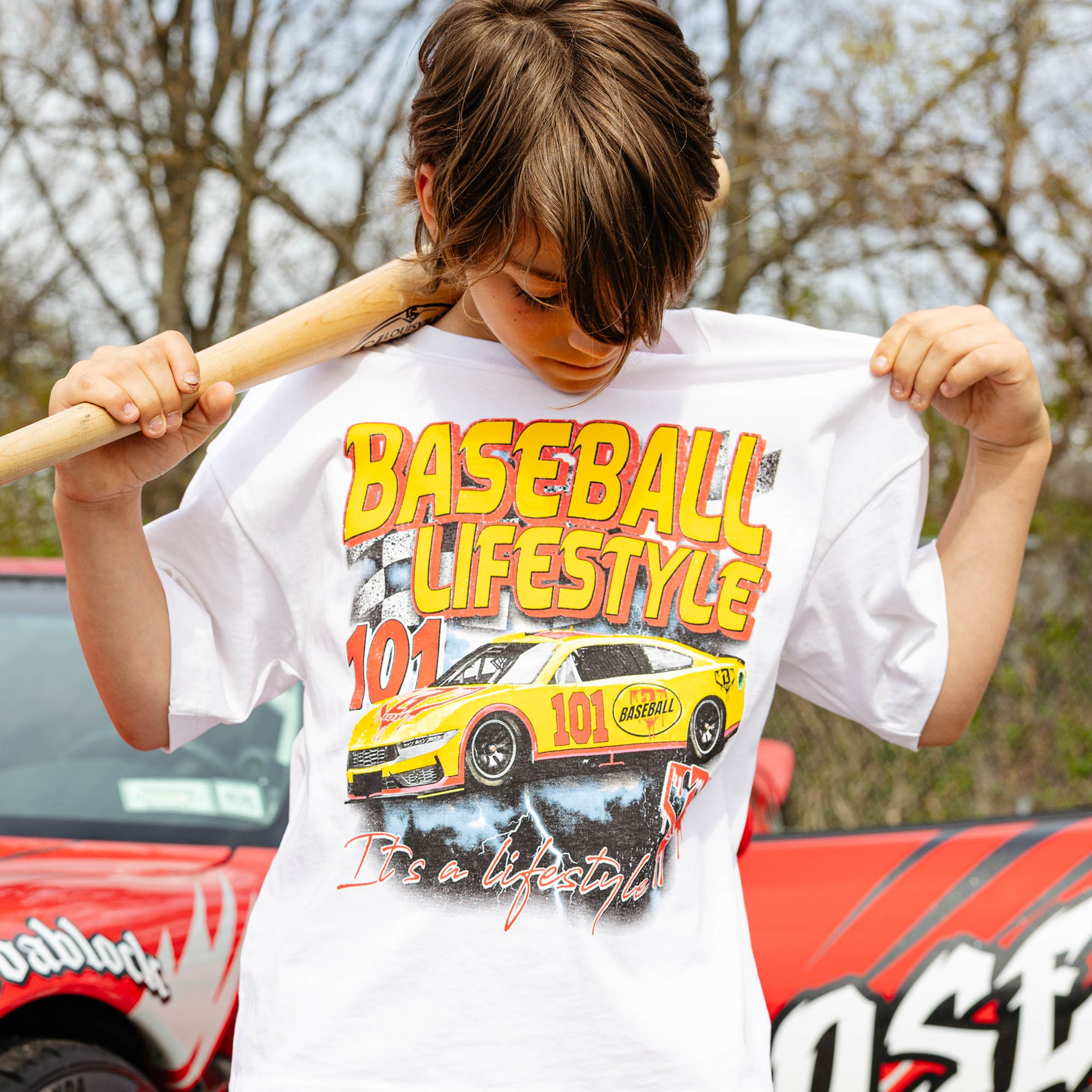 Diamond Drift Vintage Relaxed Youth Tee - Image 3