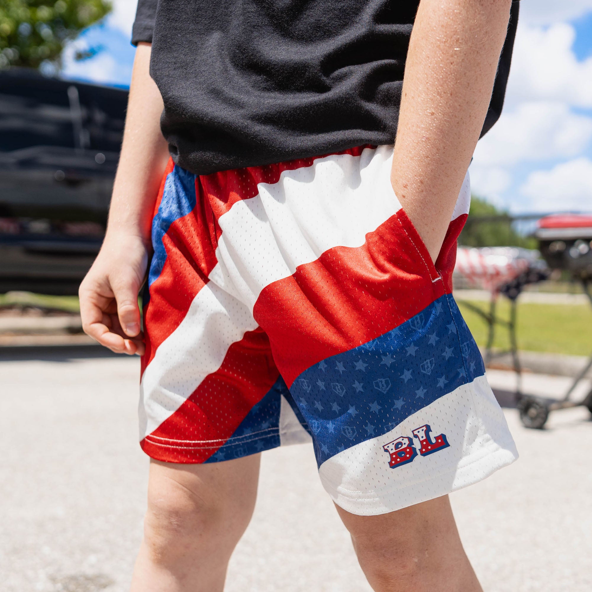 Patriot Pitch Youth Shorts - Image 2