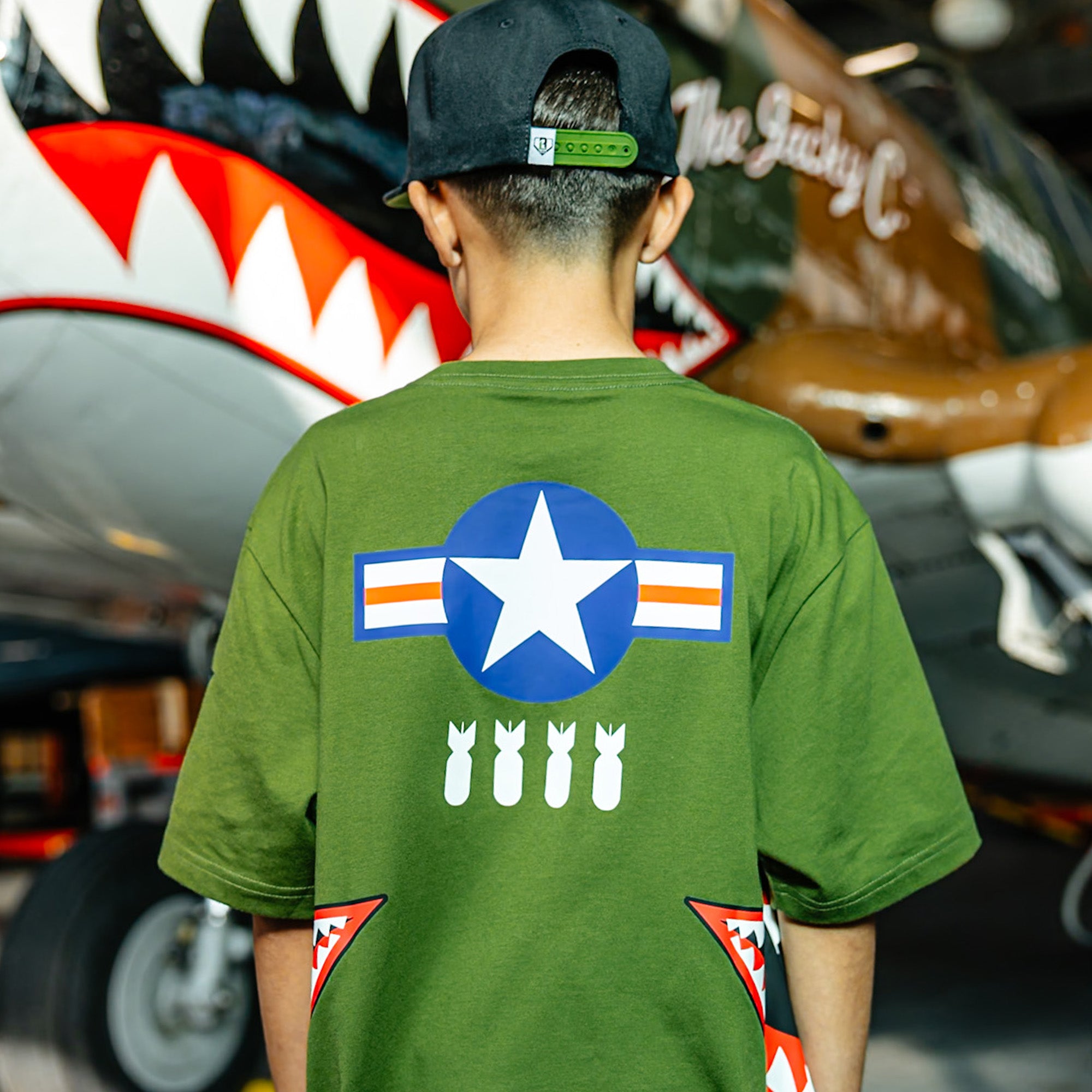 Unit 101 Youth Tee - Army Green - Image 4