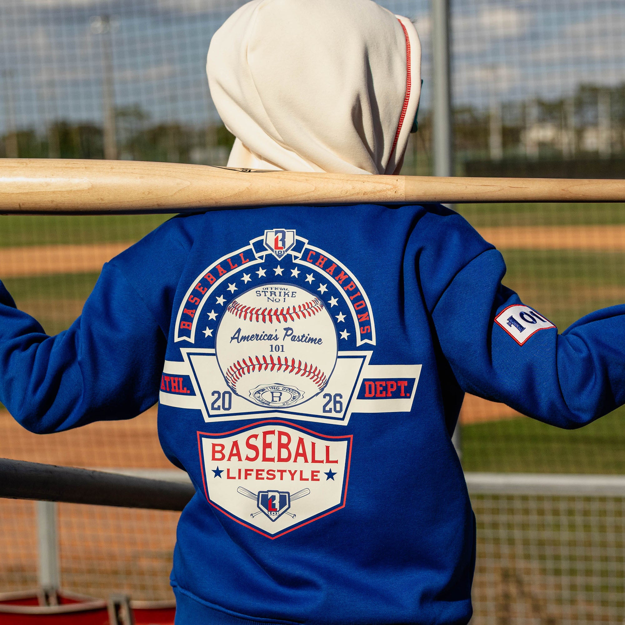 Baseball Champions Youth Hoodie - Navy - Image 6