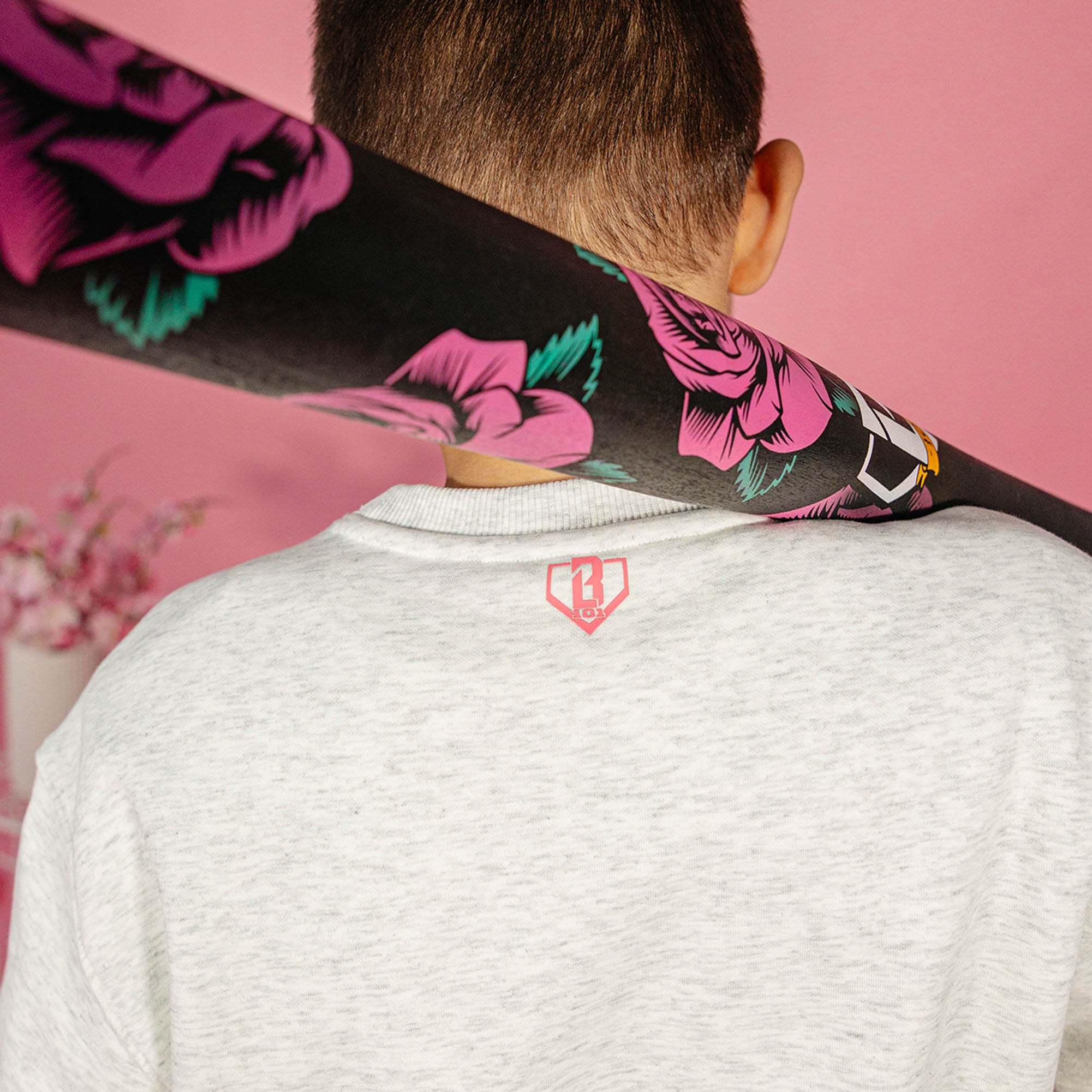 Cherry Blossoms Established Youth Crewneck - Image 5