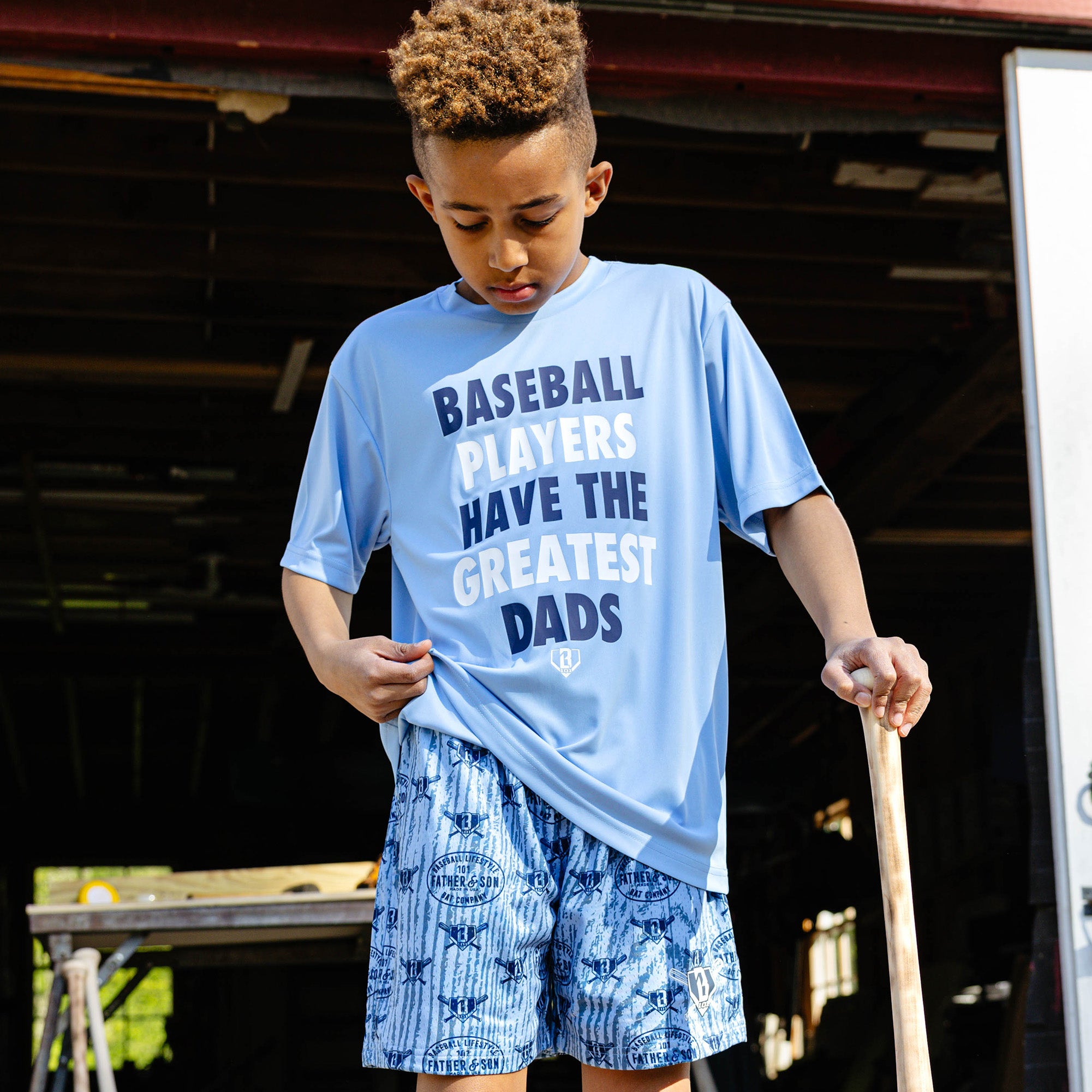 Greatest Dads Athletic Youth Tee - Image 4