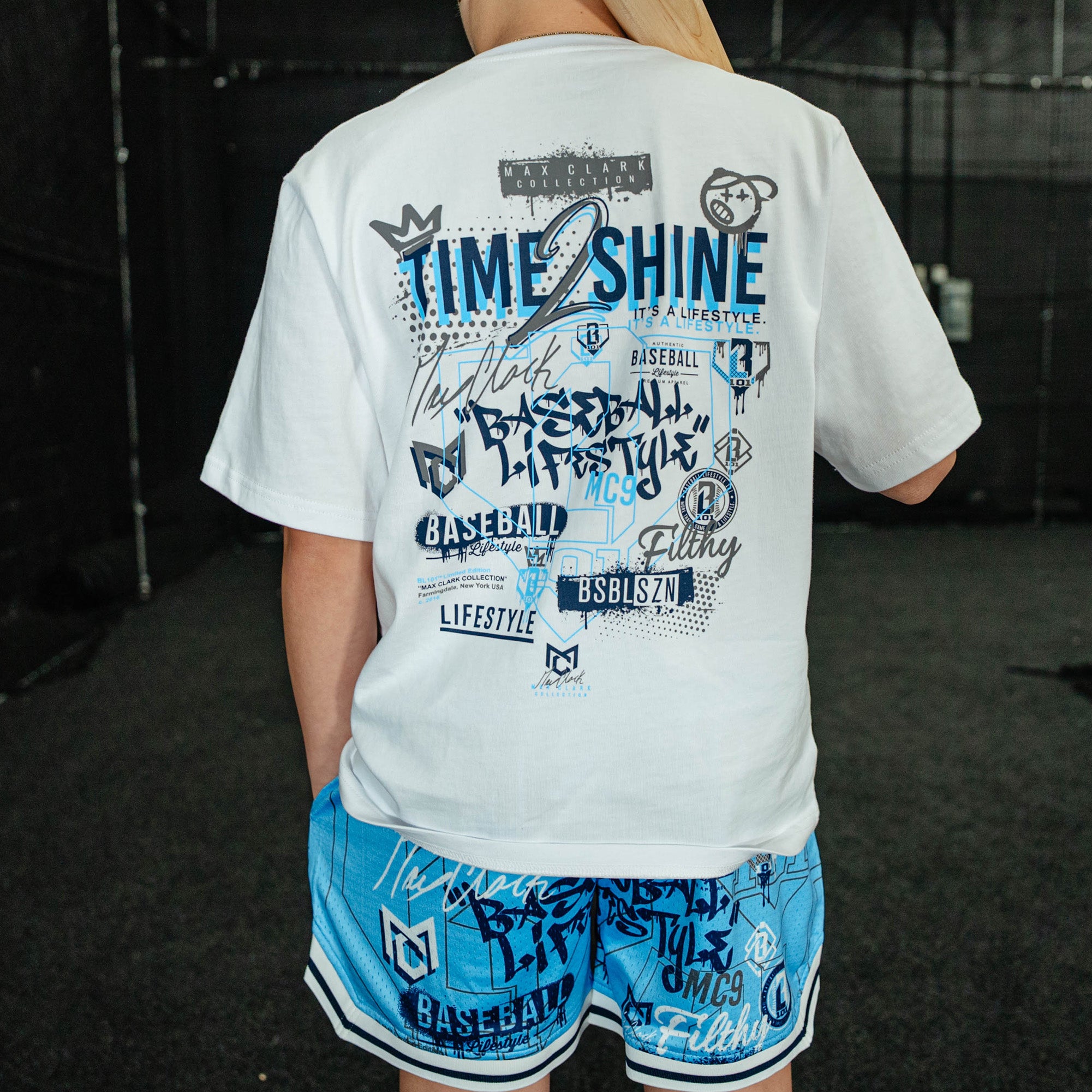 Max Clark Youth Tee - White - Image 3